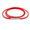 Collar para clavícula de mujer DIY cuerda para combinar cordón de cera simple cordón de cuero 1.5-3mm cuerda de cera cordón para colgante hebilla de cobre cuerda de collar