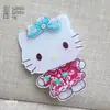 Jaqueta Criativa de Flor Desenho Animado Presilha de Cabelo Gatinho Presilha Fofa Doce para Mecha da Testa Presilha de Cabelo de Acrílico Acessório de Cabelo para Mulheres