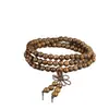 Venta al por mayor del fabricante: Cuentas de Sándalo Dorado Ensartadas a Mano, Madera Vieja de Alta Densidad, Cuentas de Oración de Sándalo Resistentes al Agua, Cuentas de Oración Coleccionables, Pulsera para Hombre