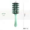 Producto Popular de Temu: Peine Rizador para Peinar, Peine Rizador para Cabello Voluminoso, Peine Masajeador del Cuero Cabelludo, Peine Hueco Alisador de Cabello, Peine de Peluquería