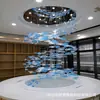 Candelabros de vidrio personalizados no estándar para hoteles, villas, restaurantes, oficinas de ventas y bares - Iluminación Zhongshan