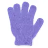 Guante Exfoliante de Baño de Cinco Dedos, Herramienta para Exfoliar la Espalda, Engrosado, Amigable con la Piel, Exfoliante, Masaje, Exportación de Fábrica Personalización