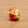 Lingote Criativo Personagem da Bênção Deus da Riqueza Boneco Daruma Fofo Acessórios de Decoração DIY Miniatura Paisagística Ornamento de Mesa