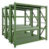 Prateleira de armazém Cor Verde Militar material prateleira atacado prateleira de armazenamento prateleira para equipamentos pesados prateleira de ferro prateleira de quartel