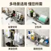 Estante de almacenamiento para grifo de baño, montado en la pared, no requiere perforación, estante de almacenamiento para lavabo, estante de almacenamiento para baño frente al espejo del hogar