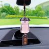 Cão Estilo Escultura em Madeira Original Pendurado para Carro Husky Fofo Pendurado para Espelho Retrovisor de Carro Desenho Animado Decoração de Carro Shiba Inu