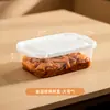 Caixa Seladora para Alimentos Conservação Fresca Especial para Geladeira com Tampa Caixa Flip-Top Grande Capacidade Caixa para Armazenamento de Vegetais em Conserva Caixa para Aquecimento no Micro-ondas