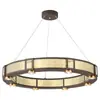 Nuevo candelabro todo de cobre estilo chino, luz estética de sala de estar estilo Dinastía Song, candelabro de esmalte de alta gama estilo chino para vestíbulos de villas y comedores