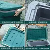 Caja Refrigeradora Aislada para Puestos, Refrigerador de Coche de Gran Capacidad, Caja para Mantener Fresco en Camping al Aire Libre, Caja para Pesca en el Mar, Caja Especial Compartimentada para Uso de Vendedores
