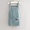 Delantal resistente al agua para uso en la cocina en verano, delantal de cintura ultradelgado para comer y trabajar, ropa de trabajo especializada con impresión de logotipo para hombres y mujeres