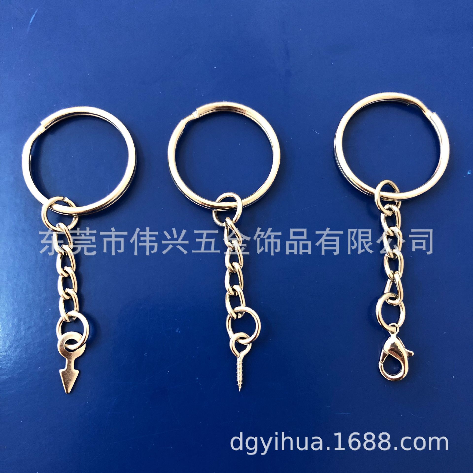 钥匙圈钥匙扣狗扣珠链