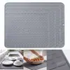 Tamanho pequeno e médio tamanho pequeno plus size silicone esteira de secagem esteira de drenagem multifuncional esteira de isolamento de água filtro de água Placemat de copo