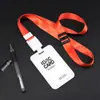 Portatarjeta de Identificación Retráctil con Cordón, Portapase, Hebilla Retráctil, Cordón para Credencial de Trabajo, Cordón para Credencial de Fábrica, Portatarjeta de Comida