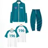 Sudadera Deportiva Infantil Otoño Cuello Alto Cremallera () Conjunto de Tres Piezas Azul Verde Oscuro X-O Nuevo Digital