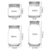 Botellas de Miel de Grado Alimenticio, Botellas Caseras para Mermelada y Salsa Picante, Botellas Dispensadoras de Pasta de Pera de Otoño, Botellas Selladas para Conservar Frescura y Enlatar Frutas