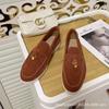 Mocasines de verano para hombre, informales, con borlas, transpirables, de suela suave, para conducir, sin cordones, de piel de vaca