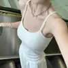 Camiseta sin mangas de Modal para mujer con tirantes finos Ropa de exterior Correas Bonitas en la Espalda Almohadillas para el Pecho Integradas Corte Ajustado Color Sólido Capa Interior Capa Base Top sin Mangas Venta Directa de Fábrica