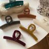 Minimalista Elegante Grab Clip All-match Hair Grab Disc Grampo de Cabelo Advanced Sense Grampo de Cabelo Back Head Shark Clip Acessórios para o Cabelo Novo Estilo Mulheres