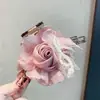 Grampo de Cabelo Flor de Renda Super Fada para Mulheres, Estilo de Luxo, Grampo de Cabelo com Atmosfera Suave para Penteados Updo na Parte de Trás da Cabeça, Acessório de Cabelo