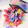 Explotaciones de Comercio Exterior Anillo para el Pelo de Lazo Infantil Accesorios para el Cabello Niñas No Golpear el Cabello Niñas Colorido Adorno para la Cabeza Alta Elasticidad