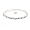 Pulsera Transfronteriza Pulsera de Diamantes Completos Estación Independiente Circón Microincrustado Pulsera de Diamantes Completos Super Brillante Pulsera de Oro Rosa Lujo Ligero Comercio Exterior
