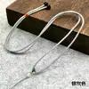 Corda de Abacaxi Corda de Colar Ajustável Fio Colorido Ágata Pingente de Contas Superiores Corda de Cordão Corda Lisa Macia Resistente ao Desgaste Corda de Pingente