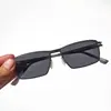 Óculos de Sol Unissex de Outono Estilo Ic Fronteiriço Moda Masculina Duas Cores Óculos para Uso Externo Feminino Metal Retrô Óculos de Sol de Alta Qualidade