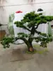 Tamanho personalizado de fábrica pinho simulação forma peculiar simulação pinho Luo Han pinho de boas-vindas bonsai bonsai decoração de bonsai