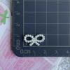 Patch Branco ABS Pérola Laço Coração Estrela de Cinco Pontas Lua Cabeça de Cola de Creme DIY Acessórios de Joias para Headwear