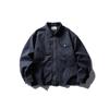 Marca de Tendência Estilo Americano Masculino Northbound Outono 2025 Novo Bolso Rebite Lavado Jaqueta de Trabalho Masculina Curta Larga