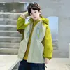 Chaqueta 3 en 1 para Niños, Gruesa con Capucha a Prueba de Viento y Cálida para Otoño e Invierno, Chaqueta de Esquí para Exteriores para Niños