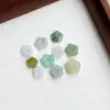 Semilla de Frijol Tricolor Flor Pequeña Jade Jade Artesanías Tejido Cuerda Arte Producción Accesorios Accesorios Ciudad Sihui a Material Adornos de Jade