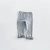 Leggings para Niña con Pegatinas 2026 Nuevo Otoño Bebé Encaje Pantalones Casuales Pantalones Rayados para Niños zqk6147
