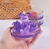 Caja de Almacenamiento Redonda Apilada de Yeso DIY Yu Meiren Simple Almacenamiento Multicapa Lata Molde de Silicona