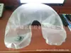 2018 Nueva almohada inflable con joroba en forma de U al por mayor fábrica directa de almohadas de viaje para el cuello almohada en forma de U logotipo personalizable
