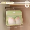 Bolsa de almacenamiento de ropa interior para dormitorio estudiantil, organizador de almacenamiento de sujetadores y lencería para colgar en la pared, bolsa de malla para almacenamiento de calcetines