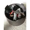 Estufa de leña rústica estufa de hierro para el hogar olla de hierro juego completo estufa de leña para acampar al aire libre estufa de carbón estufa de barbacoa móvil estufa de olla caliente