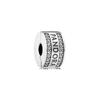 Pangadora Plata Esterlina S925 Original Pulsera Hueso de Serpiente Clip Fijador de Cuentas Pulsera de Cuentas Sueltas Hebilla de Posicionamiento Amuleto de Cuentas