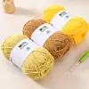 Ovillo de Hilo de Algodón Leche de 5 Hebras DIY Suéter para Muñeca Bufanda Sombrero Hilo de Algodón Algodón Material Transparente Fabricante de Hilo Venta al por Mayor