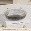 Bandeja de Frutas com Alto Valor Estético para Mesa de Centro de Sala de Estar, Bandeja de Plástico para Sementes e Frutas Secas, Popular em Bares KTV, Bandeja de Luxo Leve para Nozes e Petiscos