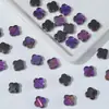 Novo Estilo Cristal de Vidro Trevo de Quatro Folhas Contas com Furo Reto Acessórios para Joias Artesanais DIY Pulseira Colar Materiais de Contas Soltas