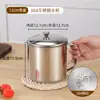 Taza de té de acero inoxidable 316 con asa, Taza doméstica 304 para beber agua, Vaso pequeño de agua infantil para jardín de infantes con tapa