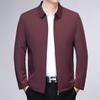 Chaqueta de Invierno Cálida de Plumas de Ganso para Hombre Chaqueta de Plumas Desmontable Cálida para Hombre de Mediana Edad y Personas Mayores Negocios Ligeros para Hombre