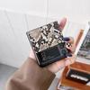 Adecuado para Huawei P50Pocket Patrón de Serpiente Carcasa Plegable Novaflip/Honor Vflip Cubierta Protectora de Carcasa Dura Europea y Americana