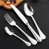 Cuchillo, Tenedor, Cuchara de Acero Inoxidable 304, Cuchara de Mesa con Forma de Corazón, Cuchara de Postre, Juego de Cuchillo y Tenedor para Steak Amazon, Vajilla Occidental de Hotel