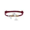 Pulsera Roja para el Año del Caballo, Plata Pura 999, Buena Suerte y Riqueza, Regalo de Año Nuevo, Pulsera Hecha a Mano de Hilo Rojo