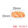 Acessórios de adesivo de geladeira de resina de sushi de simulação de alta qualidade pintado de alta qualidade diy simulação de alimentos e jogos Acessórios de rolo de sushi japonês