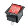 Interruptor tipo barco Kcd4 de 32*25 mm con 2 pines rojos transparentes sin luz, Certificado CE, Interruptor para estufa de inducción