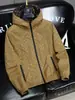 Abrigo guapo de ruffian de lujo ligero europeo para hombre, chaqueta casual de moda para primavera y otoño 2024, estación europea, top estampado de manga larga ins