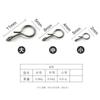 Accesorios de Equipo de Pesca Conector de Anzuelo de Cebo de Pesca Luya Pasador Rápido Anillo Conector de Repuesto Rápido para Cebo de Pesca con Mosca Pasador para Mosca